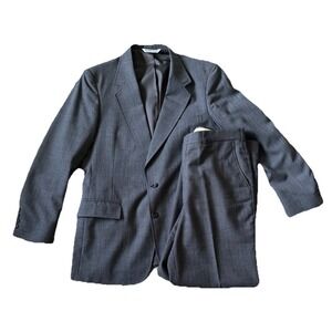Oakton Ltd. VTG Wool Blend Sport Coat Blazer Suit Jacket Mens 40 R 36x30 Pants